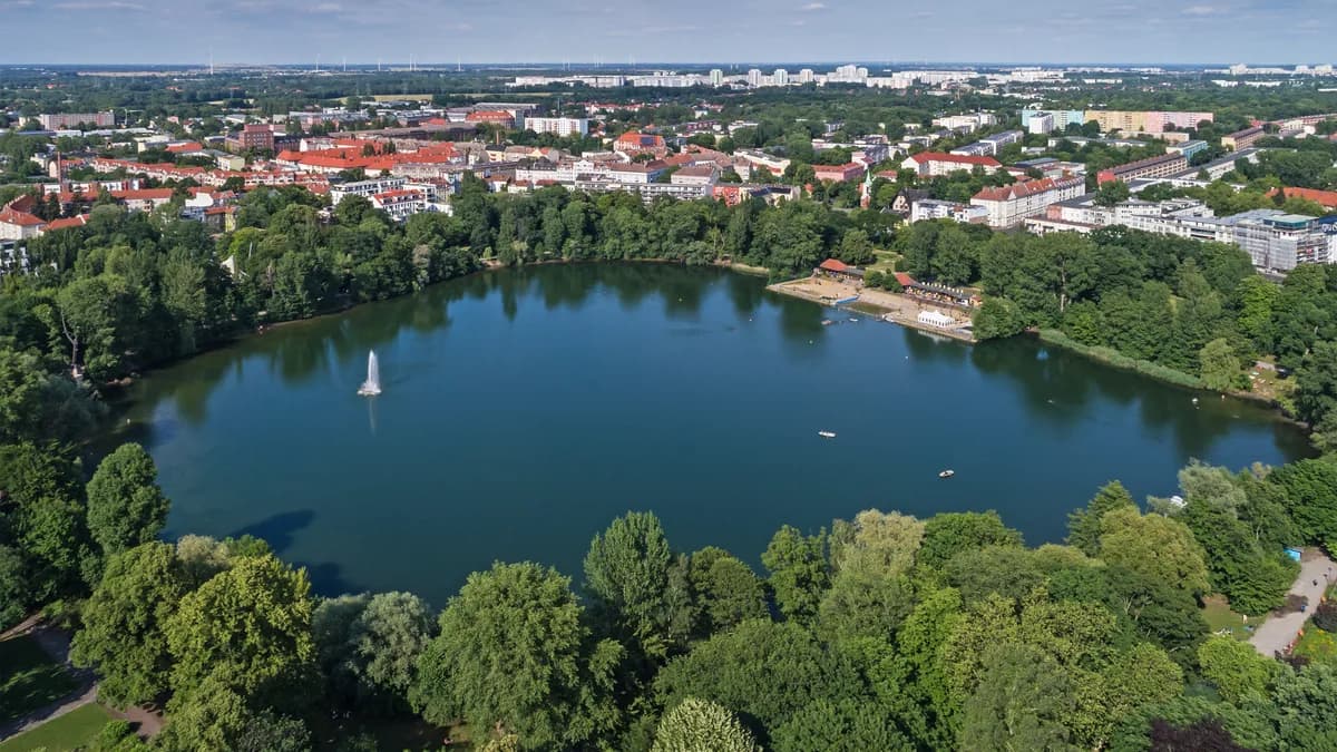 Stadtansicht von Berlin-Weißensee