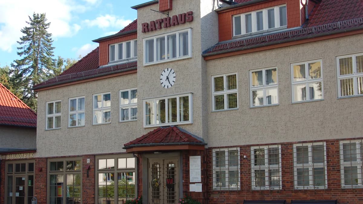 Stadtansicht von Glienicke/Nordbahn