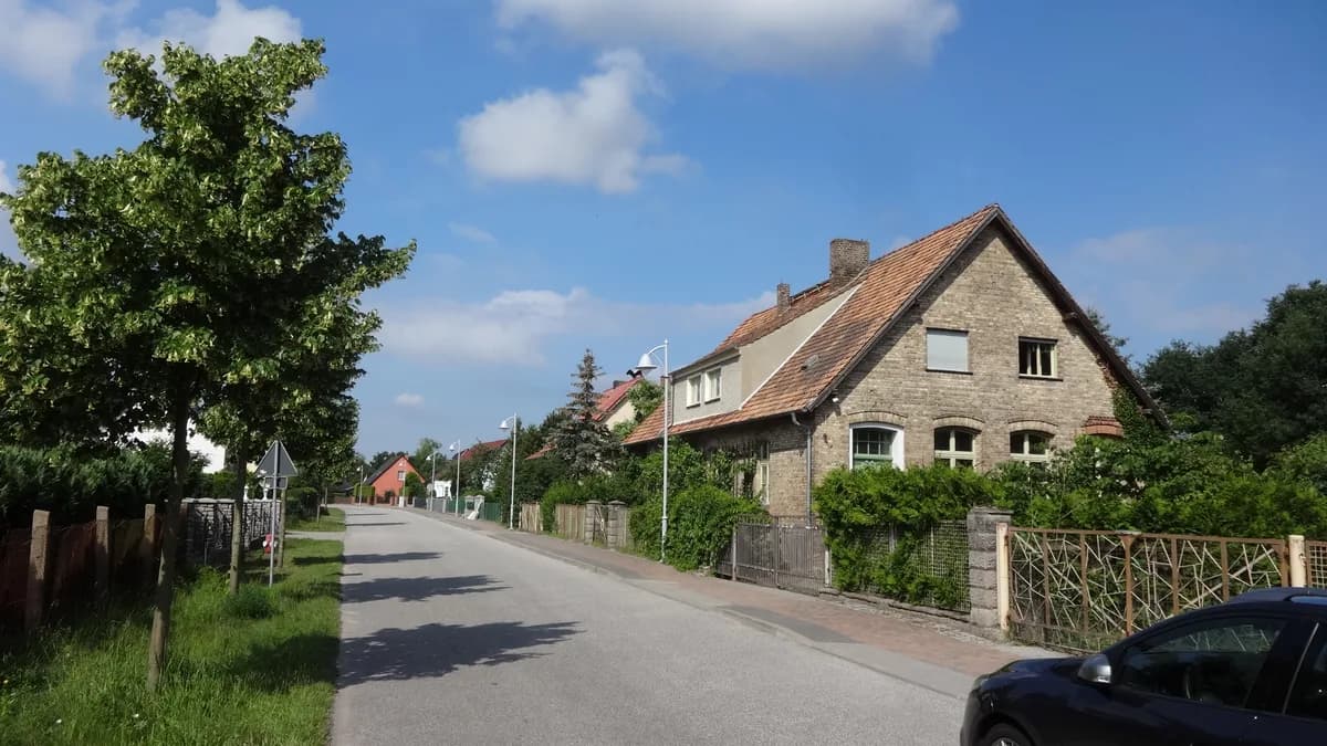 Stadtansicht von Halbe