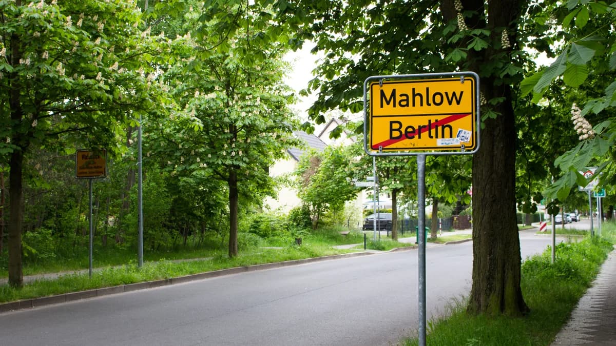 Stadtansicht von Mahlow